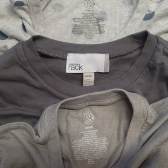 Treasure &‎ Bond Nordstrom Rack Lot of 3 Girls T-Shirts Gray Happy Kwanzaa M New - Picture 5 of 6